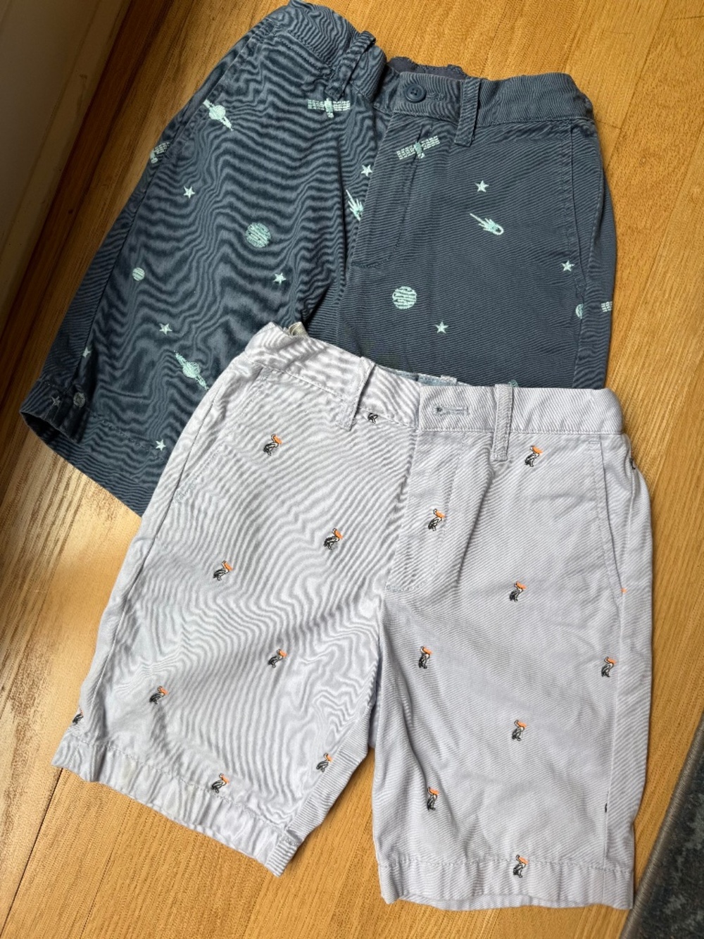 Crewcuts Boys Shorts Bundle Size 8 | Pelicans & Space Print |
